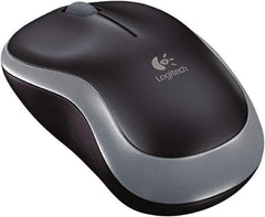 Logitech - Black Mouse - Use with Mac OS X 10.4 & Later, Windows XP, Vista, 7 - Exact Tool & Supply