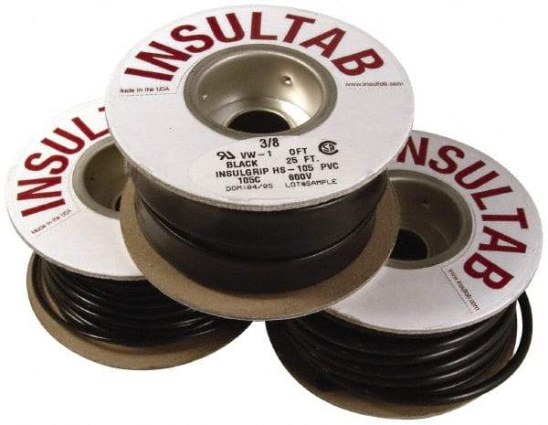 Made in USA - 2:1, PVC Heat Shrink Electrical Tubing - Clear - Exact Tool & Supply