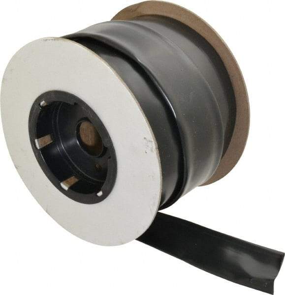 Made in USA - 2:1, PVC Heat Shrink Electrical Tubing - Black - Exact Tool & Supply