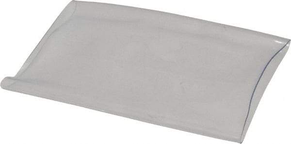 Made in USA - 6" Long, 2:1, PVC Heat Shrink Electrical Tubing - Clear - Exact Tool & Supply