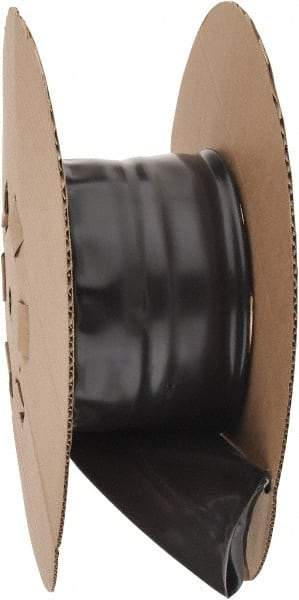 Made in USA - 2:1, PVC Heat Shrink Electrical Tubing - Black - Exact Tool & Supply