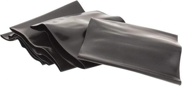 Made in USA - 6" Long, 2:1, PVC Heat Shrink Electrical Tubing - Black - Exact Tool & Supply
