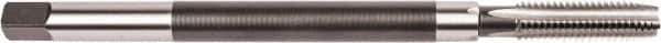 Union Butterfield - 1/4-20 UNC, 3B Class of Fit, 4 Flute Plug Hand Pulley Tap - High Speed Steel, Bright Finish, Right Hand Flute, H3 Thread Limit, 6" OAL, 1/4" Shank Diam - Exact Tool & Supply