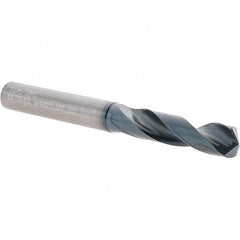 Sumitomo - 8.7mm 135° Solid Carbide Screw Machine Drill Bit - TiAlCr/TiSi Finish, 38mm Flute Length, 82mm OAL - Exact Tool & Supply