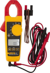 Fluke - 325, CAT IV, CAT III, Digital True RMS Clamp Meter with 1.18" Clamp On Jaws - 600 VAC/VDC, 400 AC/DC Amps, Measures Voltage, Capacitance, Continuity, Frequency, Resistance, Temperature - Exact Tool & Supply
