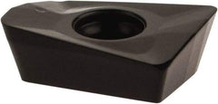 Seco - XOMX10T308 M09 Grade T350M Carbide Milling Insert - TiCN/Al2O3 Finish, 0.151" Thick, 0.27" Inscribed Circle - Exact Tool & Supply