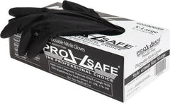 PRO-SAFE - Size XL, 5 mil, Industrial Grade, Powder Free Nitrile Disposable Gloves - Exact Tool & Supply