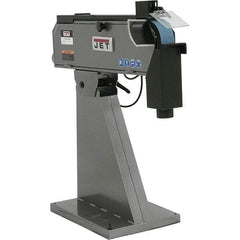 Jet - 79" Long x 3" Wide Belt Grinder - 4 hp, 220 Volts - Exact Tool & Supply
