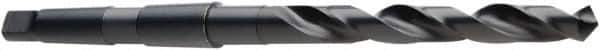 DORMER - 19.75mm, 2MT 118° Point High Speed Steel Taper Shank Drill Bit - Oxide Finish, 140mm Flute Length, 238mm OAL, Spiral Flute, Series A130 - Exact Tool & Supply