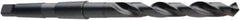 DORMER - 19.75mm, 2MT 118° Point High Speed Steel Taper Shank Drill Bit - Oxide Finish, 140mm Flute Length, 238mm OAL, Spiral Flute, Series A130 - Exact Tool & Supply