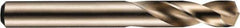 DORMER - 9mm 135° Spiral Flute High Speed Steel Screw Machine Drill Bit - Bright Finish, Right Hand Cut, 40mm Flute Length, 84mm OAL, Split Point, Straight Shank - Exact Tool & Supply