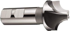 DORMER - 16mm Radius, 1.8898" Mill Diam, 5 Flute Cobalt Corner Rounding End Mill - Single End, Uncoated, 4.1339" OAL, 63/64" Shank Diam - Exact Tool & Supply