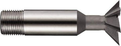 DORMER - 19mm Diam x 5.5mm Width of Cut, 45° Included Angle, High Speed Steel Dovetail Cutter - Uncoated - Exact Tool & Supply
