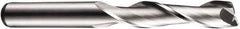 DORMER - 2 Flute Cobalt Roughing & Finishing Square End Mill - Uncoated, Straight Shank, 30° Helix, Centercutting, Extra Long Length - Exact Tool & Supply