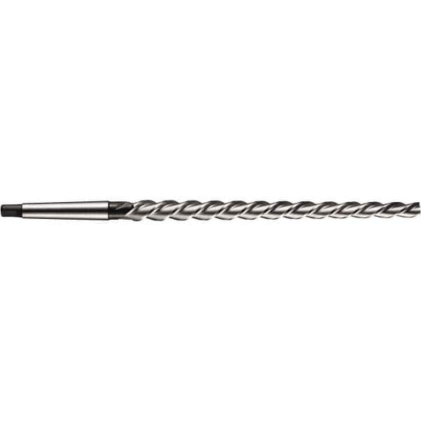 DORMER - 12mm Pin, 0.6304" Diam, 0.4649" Small End, Morse Taper Shank, 210mm Flute, Taper Pin Reamer - Exact Tool & Supply