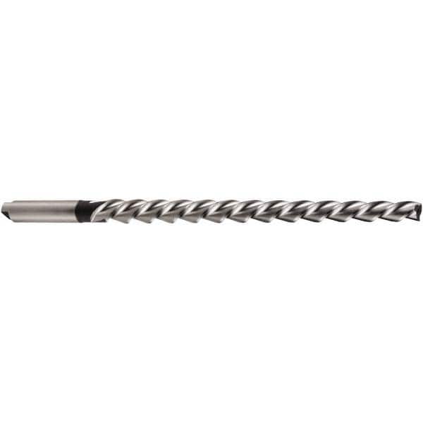 DORMER - 5mm Pin, 1/4" Diam, 0.1931" Small End, 6.3mm Diam Tanged Shank, 73mm Flute, Taper Pin Reamer - Exact Tool & Supply