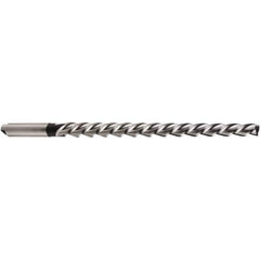 DORMER - 2mm Pin, 0.1127" Diam, 0.0749" Small End, 3.15mm Diam Tanged Shank, 48mm Flute, Taper Pin Reamer - Exact Tool & Supply