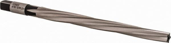 DORMER - 5mm Pin, 1/4" Diam, 0.1931" Small End, 6.3mm Diam Straight Shank, 73mm Flute, Taper Pin Reamer - Exact Tool & Supply