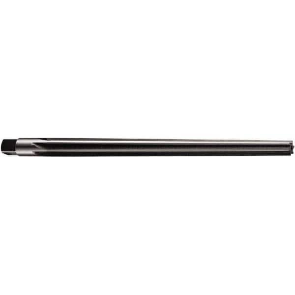 DORMER - 12mm Pin, 0.6304" Diam, 0.4649" Small End, 16mm Diam Straight Shank, 210mm Flute, Taper Pin Reamer - Exact Tool & Supply