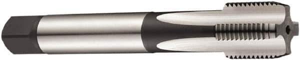DORMER - 1-1/4 - 11" BSPP, 4 Flutes, Bottoming Chamfer, Bright Finish, Cobalt British Standard Pipe Tap - Series E282 - Exact Tool & Supply