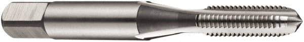 DORMER - 5/8-18 UNF 2B 4 Flute Bright Finish High Speed Steel Straight Flute Standard Hand Tap - Bottoming, Right Hand Thread, 70mm OAL, 16mm Thread Length, Oversize - Exact Tool & Supply