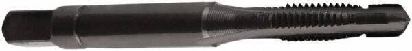 DORMER - M8x1.25 Metric Coarse, 3 Flute, Bottoming, Plug & Taper, Oxide Finish, Cobalt Tap Set - Right Hand Cut, 63mm OAL, 6HX Class of Fit, Series E102 - Exact Tool & Supply