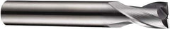DORMER - 4mm Diam, 5mm LOC, 2 Flute Solid Carbide Keyway End Mill - Spiral Flute, AlCrN Finish, 6mm Shank Diam, 54mm OAL, 30° Helix, Centercutting - Exact Tool & Supply