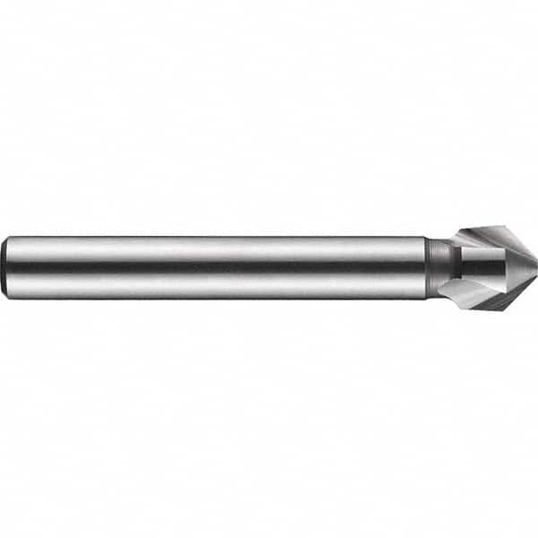 DORMER - 10mm Shank Diam, 3 Flute 90° Solid Carbide Countersink - Exact Tool & Supply
