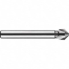 DORMER - 10mm Shank Diam, 3 Flute 90° Solid Carbide Countersink - Exact Tool & Supply