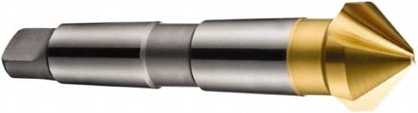 DORMER - 3 Flute 90° High Speed Steel Countersink - Exact Tool & Supply