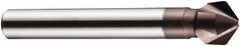DORMER - 10mm Shank Diam, 3 Flute 100° High Speed Steel Countersink - Exact Tool & Supply