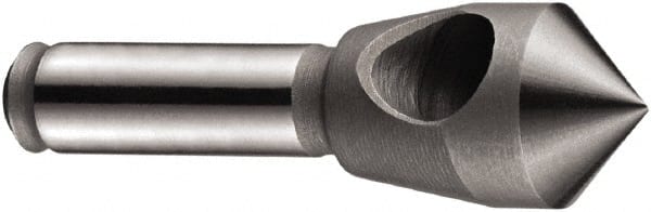 DORMER - 21mm Head Diam, 10mm Shank Diam, 1 Flute 90° Cobalt Countersink - Exact Tool & Supply