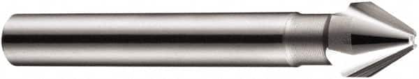 DORMER - 10mm Shank Diam, 3 Flute 60° High Speed Steel Countersink - Exact Tool & Supply