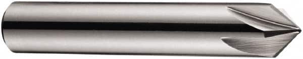 DORMER - 8mm Head Diam, 8mm Shank Diam, 5 Flute 90° High Speed Steel Countersink - Exact Tool & Supply