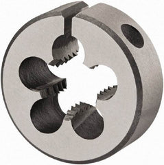 DORMER - 1-1/4 - 12 UNF Thread, 3" Outside Diam High Speed Steel Round Die - 7/8" Thick, Right Hand Thread, Series F330, Adjustable - Exact Tool & Supply