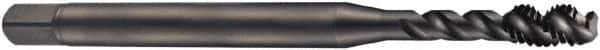 DORMER - 1/4-19" BSPP, 3 Flutes, Bottoming Chamfer, Oxide Coated, Cobalt British Standard Pipe Tap - Series EX41 - Exact Tool & Supply