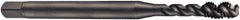 DORMER - 1-1/4 - 11" BSPP, 4 Flutes, Bottoming Chamfer, Oxide Coated, Cobalt British Standard Pipe Tap - Series EX41 - Exact Tool & Supply