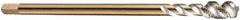 DORMER - M6x0.75 Metric Fine 3 Flute 6H Bottoming Spiral Flute Tap - Cobalt, Bright Finish, 80mm OAL, Right Hand Flute, Right Hand Thread, Series EX10 - Exact Tool & Supply