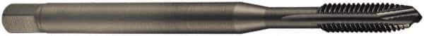 DORMER - 1-12 UNF, 4 Flute, Oxide Finish, Cobalt Spiral Point Tap - Bottoming Chamfer, Right Hand Thread, 160mm OAL, 38mm Thread Length, 18mm Shank Diam, 2B Class of Fit, Series EP31 - Exact Tool & Supply
