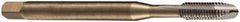 DORMER - 7/8-14 UNF, 4 Flute, Bright Finish, Cobalt Spiral Point Tap - Bottoming Chamfer, Right Hand Thread, 140mm OAL, 34mm Thread Length, 18mm Shank Diam, 2B Class of Fit, Series EP30 - Exact Tool & Supply