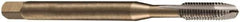DORMER - 1-8 UNC, 4 Flute, Bright Finish, Cobalt Spiral Point Tap - Plug Chamfer, Right Hand Thread, 160mm OAL, 38mm Thread Length, 18mm Shank Diam, 2B Class of Fit, Series EP20 - Exact Tool & Supply