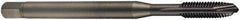 DORMER - M30x3.50 Metric Coarse, 4 Flute, Oxide Finish, Cobalt Spiral Point Tap - Plug Chamfer, Right Hand Thread, 180mm OAL, 45mm Thread Length, 22mm Shank Diam, 6H Class of Fit, Series EP016H - Exact Tool & Supply