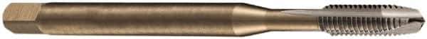 DORMER - M24x3.00 Metric Coarse, 4 Flute, Bright Finish, Cobalt Spiral Point Tap - Plug Chamfer, Right Hand Thread, 160mm OAL, 38mm Thread Length, 18mm Shank Diam, 6H Class of Fit, Series EP006H - Exact Tool & Supply