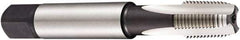 DORMER - 3/8-18 NPT Thread, 4 Flute Standard Pipe Tap - 110mm OAL, 20mm Thread Length, Bright Finish, Cobalt - Exact Tool & Supply