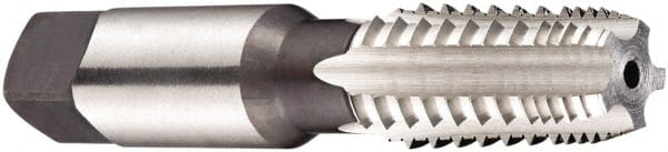 DORMER - 1-1/2 - 11-1/2 NPT, 7 Flutes, Bright Finish, High Speed Steel, Interrupted Thread Pipe Tap - Exact Tool & Supply