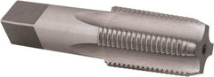 DORMER - 1/2-14 NPT Thread, 4 Flute Standard Pipe Tap - 100mm OAL, 35mm Thread Length, Bright Finish, High Speed Steel - Exact Tool & Supply