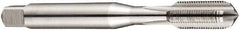 DORMER - 9/16-24 UN 2B 4 Flute Bright Finish High Speed Steel Straight Flute Machine Tap - Bottoming, Right Hand Thread, 95mm OAL, 24mm Thread Length, Oversize - Exact Tool & Supply