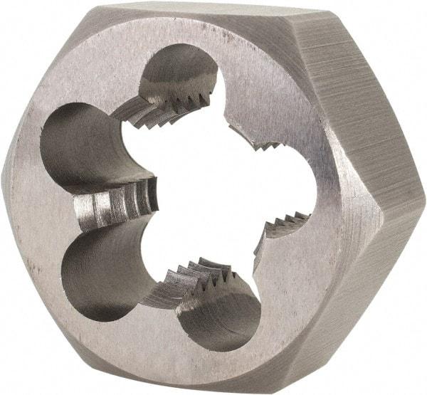 DORMER - M20x2.50 Metric Coarse Thread, Right Hand Thread, Hex Rethreading Die - High Speed Steel, Series F202 - Exact Tool & Supply