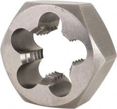 DORMER - M20x2.50 Metric Coarse Thread, Right Hand Thread, Hex Rethreading Die - High Speed Steel, Series F202 - Exact Tool & Supply
