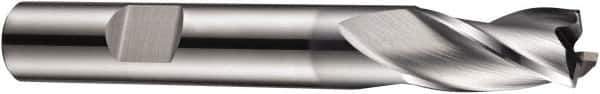 DORMER - 2mm Diam, 6mm LOC, 3 Flute Solid Carbide Keyway End Mill - Spiral Flute, AlCrN Finish, 6mm Shank Diam, 57mm OAL, 30° Helix, Centercutting - Exact Tool & Supply